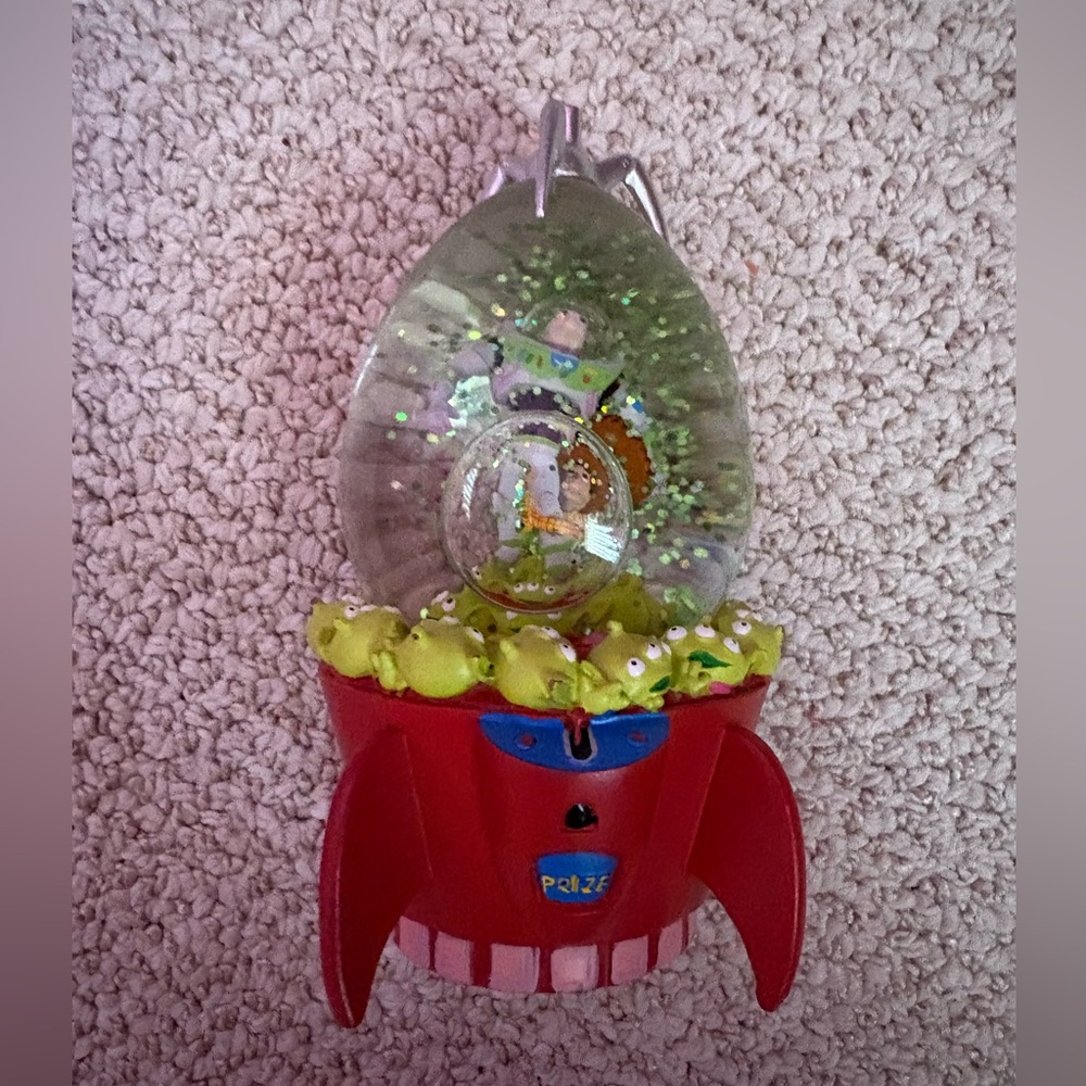 Toy Story Disney Red Rocket Snow Globe